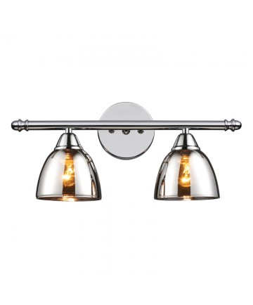 ELK Lighting 10071/2 Reflections 2 Light Vanity in Polished Chrome