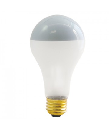 Bulbrite 717100 | 100 Watt Incandescent Half Chrome A21 Bulb, Medium