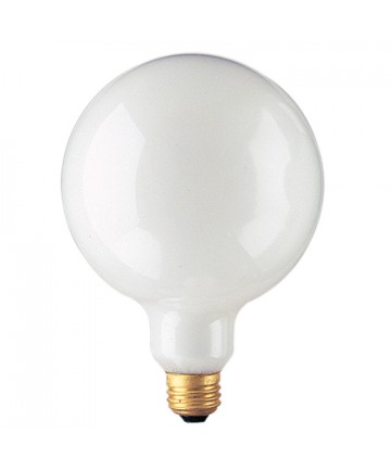 Bulbrite 350100 | 100 Watt Incandescent G40 Globe, Medium Base, White