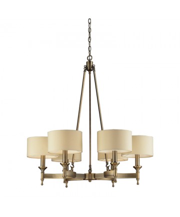 ELK Lighting 10263/6 Pembroke 6 Light Chandelier in Antique Brass