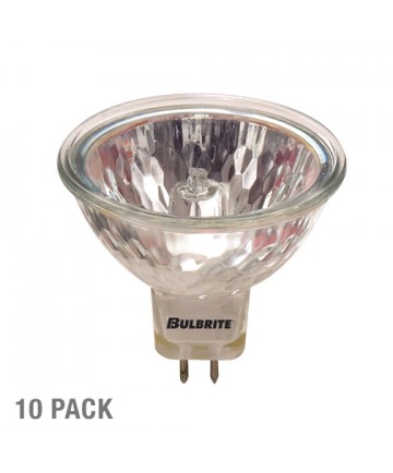 Bulbrite 860126 | 10 Watt Dimmable Halogen MR16, GU5.3 Base, Clear