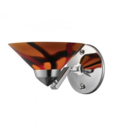 ELK Lighting 1470/1JAS Refraction 1 Light Sconce with Jasper Glass