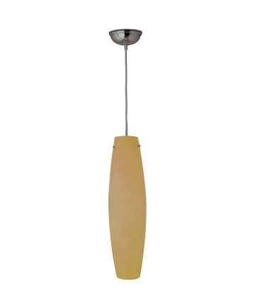 PLC Lighting 1502 AMBER/WH 1 Light Mini Pendant Volcano Collection