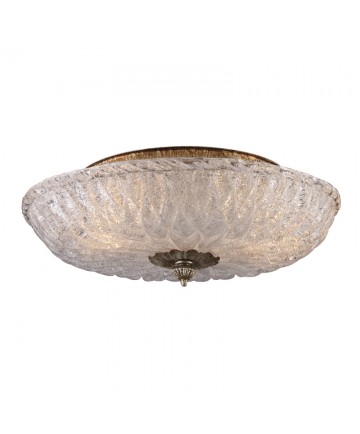 ELK Lighting 1513/2 Providence 2 Light Flush Mount in Silver Leaf