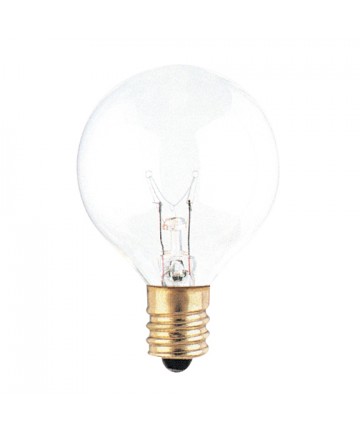 Bulbrite 301015 | 15 Watt Incandescent G12 Globe, Candelabra Base