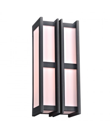 PLC Lighting 16634BZ 2 Light Outdoor Fixture Freeport Collection