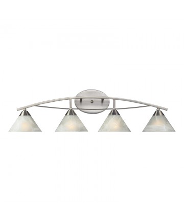 ELK Lighting 17019/4 Elysburg 4 Light Vanity in Satin Nickel