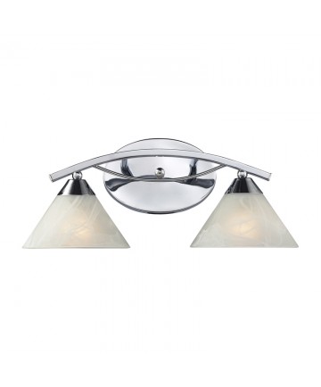 ELK Lighting 17021/2 Elysburg 2 Light Vanity in Polished Chrome