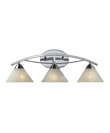 ELK Lighting 17023/3 Elysburg 3 Light Vanity in Polished Chrome