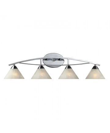 ELK Lighting 17024/4 Elysburg 4 Light Vanity in Polished Chrome