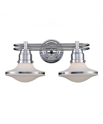 ELK Lighting 17051/2 Retrospectives Retrospective 2 Light Bath Bar in Polished Chrome