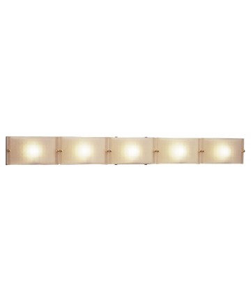 PLC Lighting 1805 PC 5 Light Vanity Gem Collection