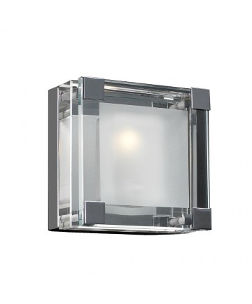 PLC Lighting 18141 PC 1 Light Sconce Corteo Collection