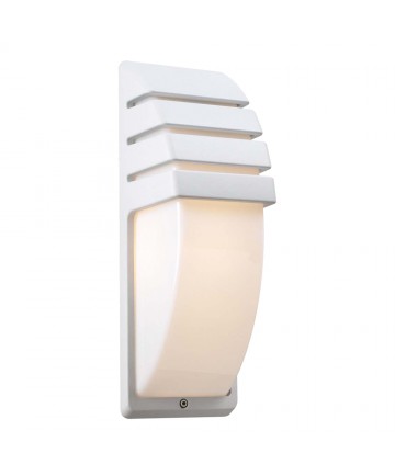PLC Lighting 1832 WH 1 Light Outdoor Fixture Synchro Collection