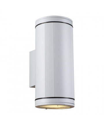 PLC Lighting 1884 WH 2 Light Outdoor Fixture Meridian Collection
