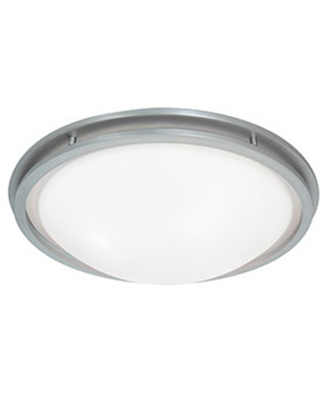 Access Lighting 20458LEDD-BS/WHT Aztec Dimmable LED Flush Mount