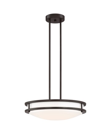 Access Lighting 20469LEDD-BRZ/ACR Solero Dimmable LED Semi-Flush or