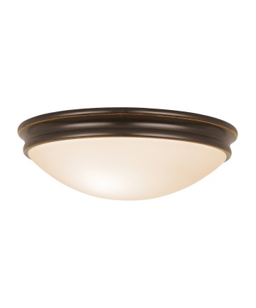 Access Lighting 20725LEDD-ORB/OPL Atom (m) Dimmable LED Flush Mount