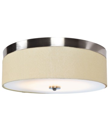 Access Lighting 20820LEDD-BS/ACR Mia (s) LED Flush Mount with Fabric