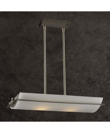 PLC Lighting 21068 SN 2 Light Pendant Enzo Collection