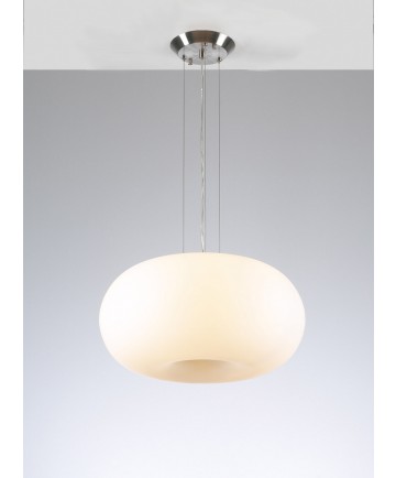 PLC Lighting 21147SN313GU24 3 Light Pendant Tessera Collection