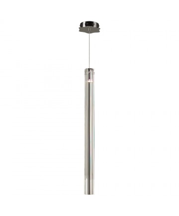 PLC Lighting 21181 PC 1 Light Mini Pendant Segretto Collection