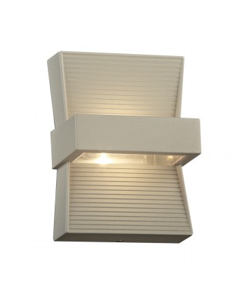 PLC Lighting 2260SL PLC1 Silver exterior light Fiona collection