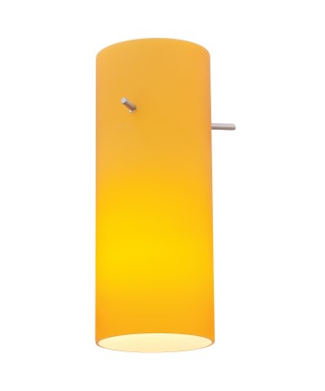 Access Lighting 23130-AMB Cylinder Pendant Glass Shade