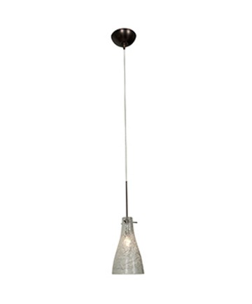 Access Lighting 23218UJ-2-BRZ/CRY Cavo Italian Wire Glass UJ Mini