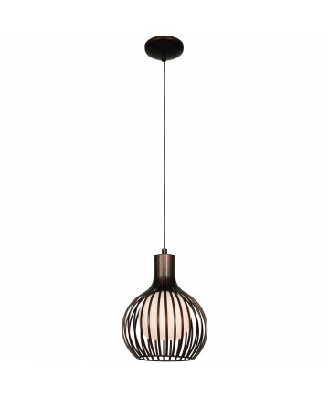 Access Lighting 23437-BRZ Chuki Metal Ribbed Pendant