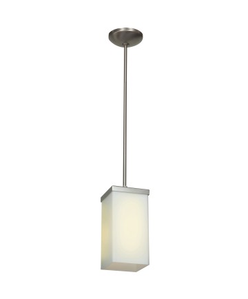 Access Lighting 23638-BS/OPL Basik 1-Light Pendant