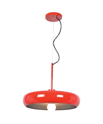 Access Lighting 23882LEDDLP-RED/SILV Bistro (s) Round Colored LED