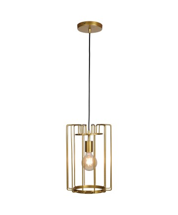 Access Lighting 23891LEDDLP-GLD Wired 1-Light Vertical Cage Pendant