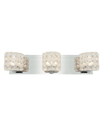 Access Lighting 23921LEDDLP-CH/CCL Prizm 3-Light Vanity