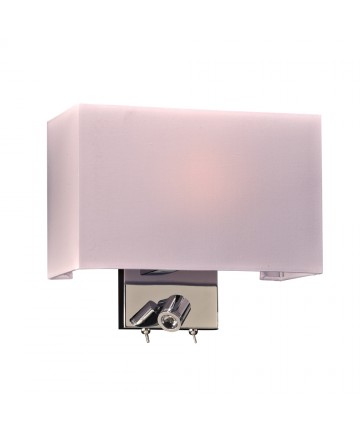 PLC Lighting 24214PC113GU24 1 Light Wall Sconce Duke Collection