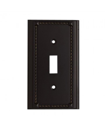 ELK Lighting 2501AGB Clickplates Aged Bronze Single