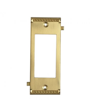 ELK Lighting 2505BR Clickplates Brass Middle Switch Plate