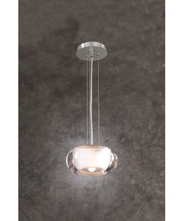 PLC Lighting 256 SN 1 Light Mini Pendant Castille Collection