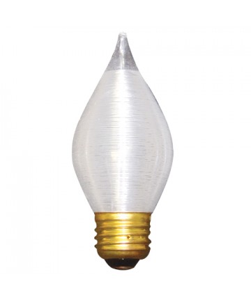Bulbrite 431025 | 25 Watt Incandescent C15 Spunlite Chandelier Bulb
