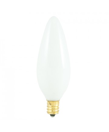 Bulbrite 402025 | 25 Watt Incandescent B10 Torpedo Chandelier Bulb