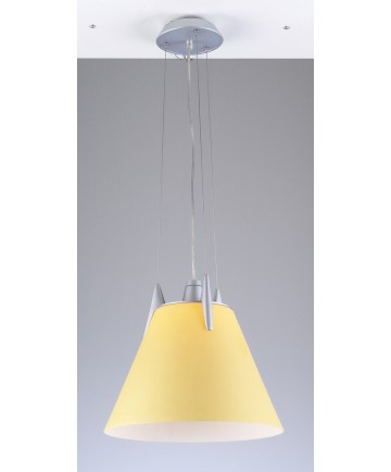 PLC Lighting 265 AMBER 1 Light Pendant Pinnacle Collection