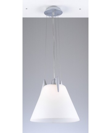 PLC Lighting 265 OPAL 1 Light Pendant Pinnacle Collection