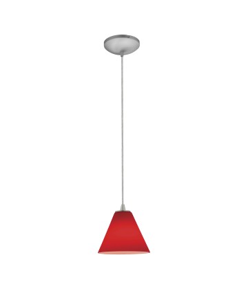 Access Lighting 28004-3C-BS/RED Martini 1-Light Pendant