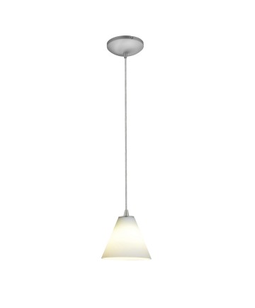 Access Lighting 28004-3C-BS/WHT Martini 1-Light Pendant