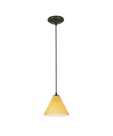 Access Lighting 28004-4C-ORB/AMB Martini 1-Light Pendant