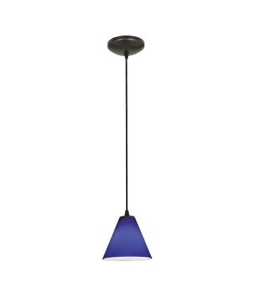 Access Lighting 28004-1C-ORB/COB Sydney Oriental Glass Pendant