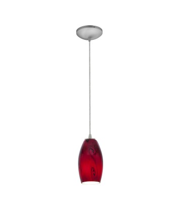 Access Lighting 28011-1C-BS/RUSKY Merlot 1-Light Pendant