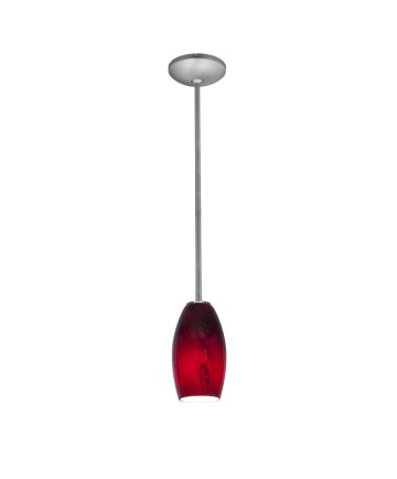 Access Lighting 28011-1R-BS/RUSKY Merlot 1-Light Pendant