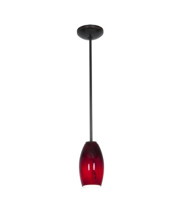 Access Lighting 28011-1R-ORB/RUSKY Merlot 1-Light Pendant