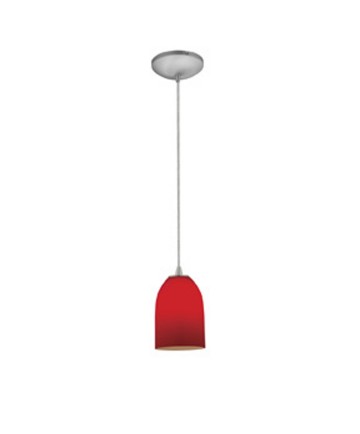 Access Lighting 28012-4C-BS/RED Champagne 1-Light Pendant